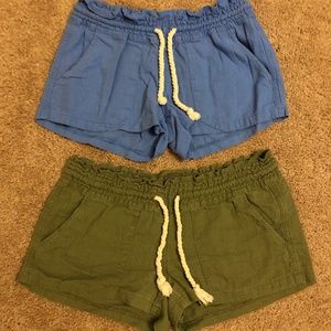 ROXY Linen Shorts